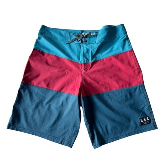 NRS Benny Board Shorts Mens 36 Quick Dry Multicolor - Picture 1 of 8